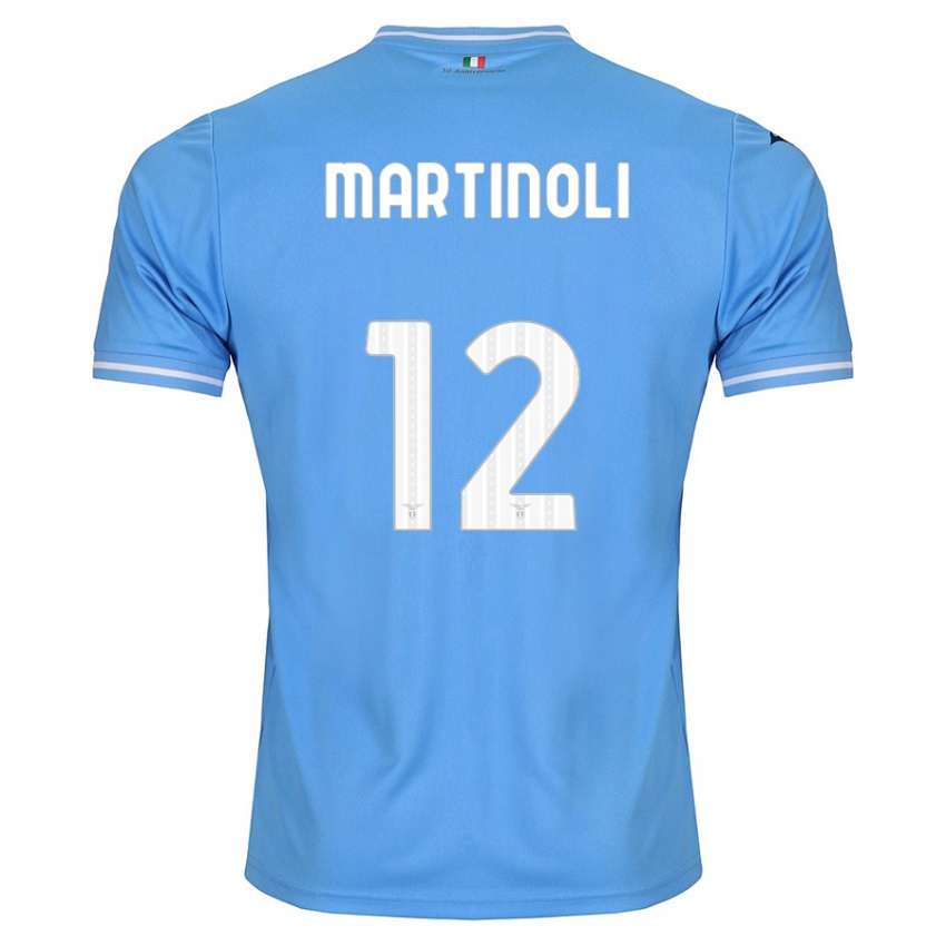 Kinder Elettra Martinoli #12 Blau Heimtrikot Trikot 2023/24 T-Shirt Schweiz