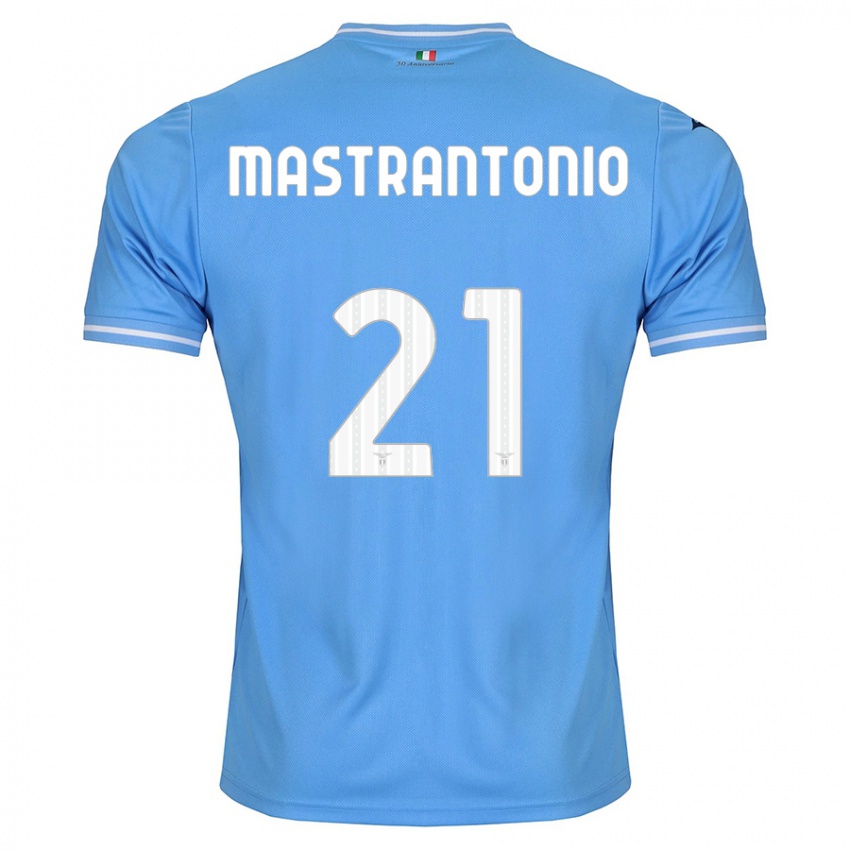 Kinder Ella Mastrantonio #21 Blau Heimtrikot Trikot 2023/24 T-Shirt Schweiz