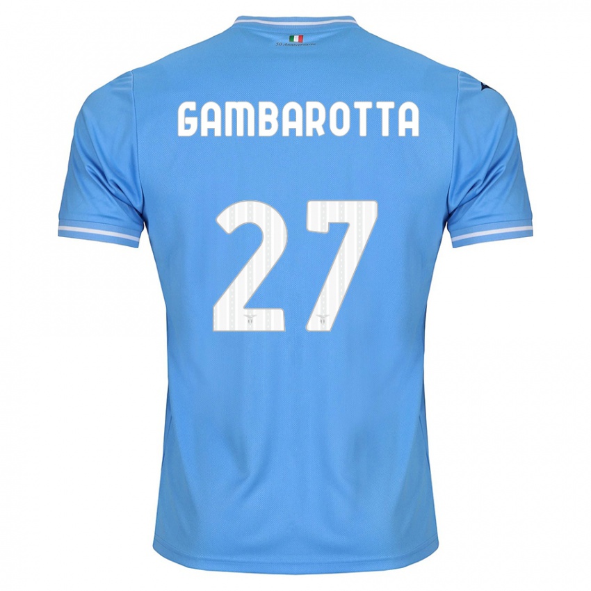 Kinder Margot Gambarotta #27 Blau Heimtrikot Trikot 2023/24 T-Shirt Schweiz