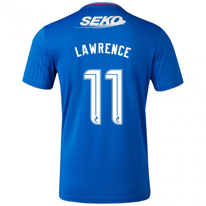 Kinder Tom Lawrence #11 Blau Heimtrikot Trikot 2023/24 T-Shirt Schweiz