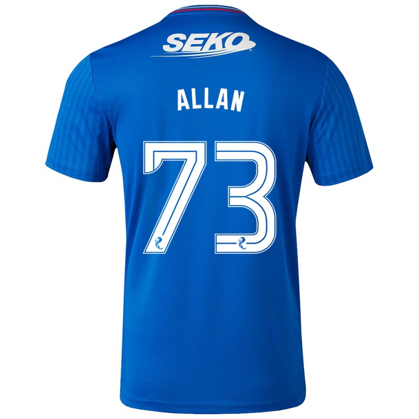 Kinder Connor Allan #73 Blau Heimtrikot Trikot 2023/24 T-Shirt Schweiz