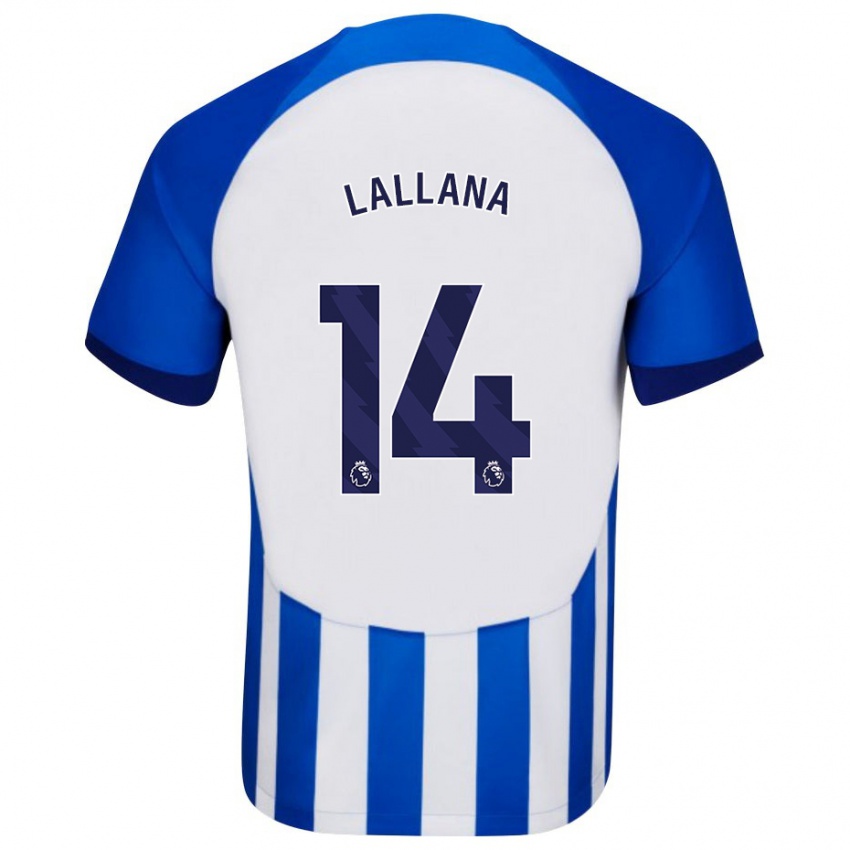 Enfant Maillot Adam Lallana #14 Bleu Tenues Domicile 2023/24 T-Shirt Suisse