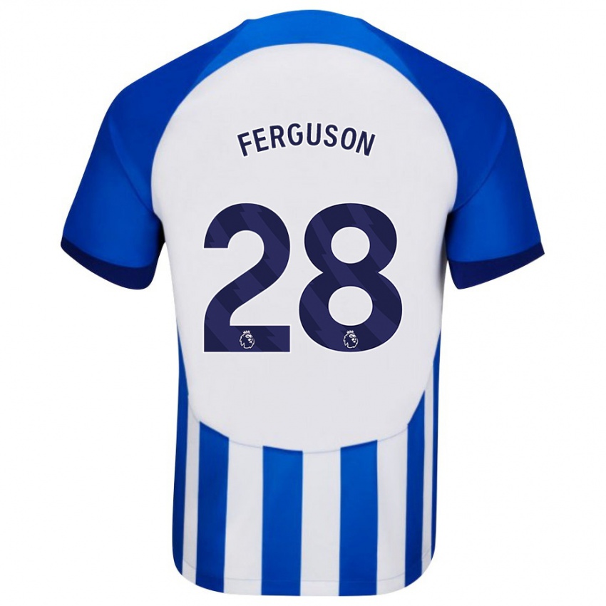 Enfant Maillot Evan Ferguson #28 Bleu Tenues Domicile 2023/24 T-Shirt Suisse