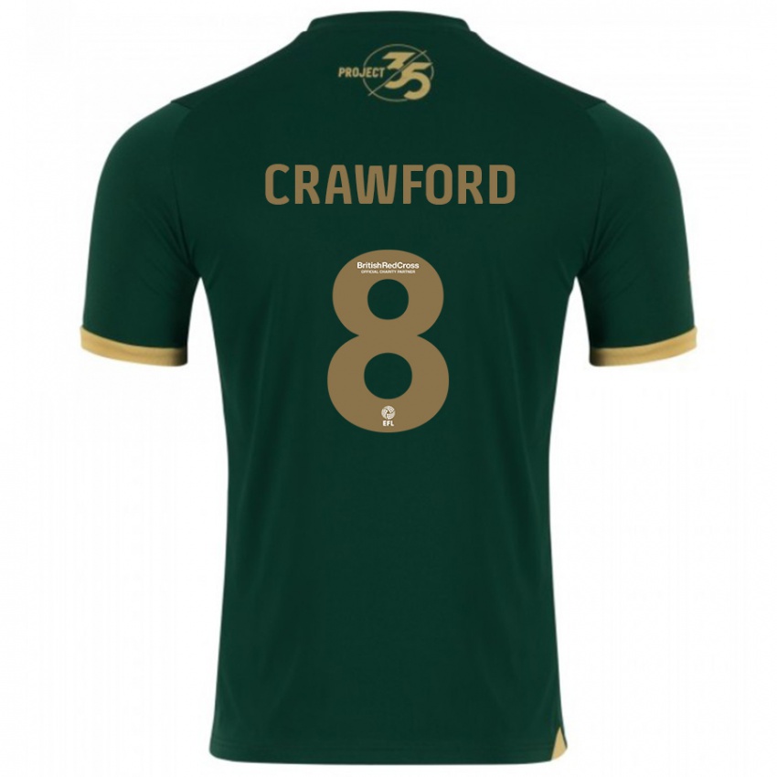 Enfant Maillot Imy Crawford #8 Vert Tenues Domicile 2023/24 T-Shirt Suisse