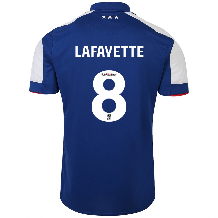 Enfant Maillot Abbie Lafayette #8 Bleu Tenues Domicile 2023/24 T-Shirt Suisse