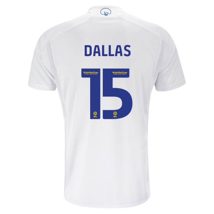 Enfant Maillot Stuart Dallas #15 Blanc Tenues Domicile 2023/24 T-Shirt Suisse