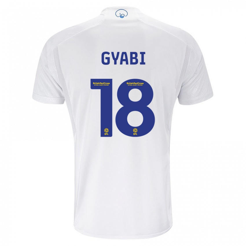 Enfant Maillot Darko Gyabi #18 Blanc Tenues Domicile 2023/24 T-Shirt Suisse