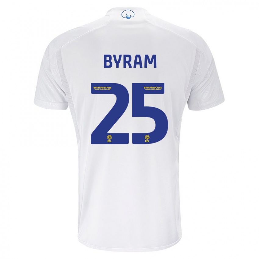 Enfant Maillot Sam Byram #25 Blanc Tenues Domicile 2023/24 T-Shirt Suisse