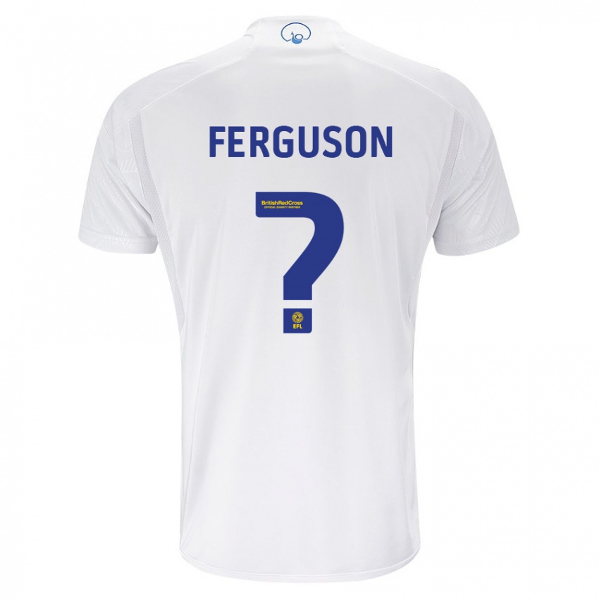 Enfant Maillot Connor Ferguson #0 Blanc Tenues Domicile 2023/24 T-Shirt Suisse