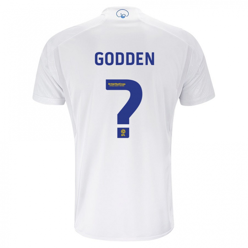 Enfant Maillot Scott Godden #0 Blanc Tenues Domicile 2023/24 T-Shirt Suisse