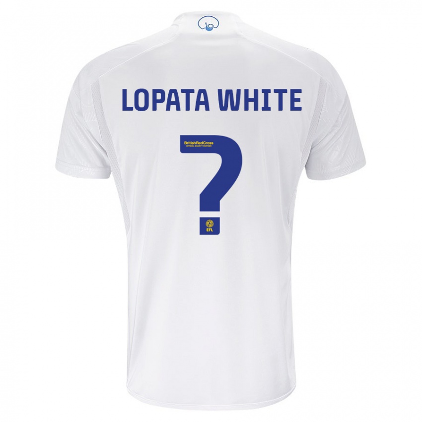 Enfant Maillot Reuben Lopata-White #0 Blanc Tenues Domicile 2023/24 T-Shirt Suisse
