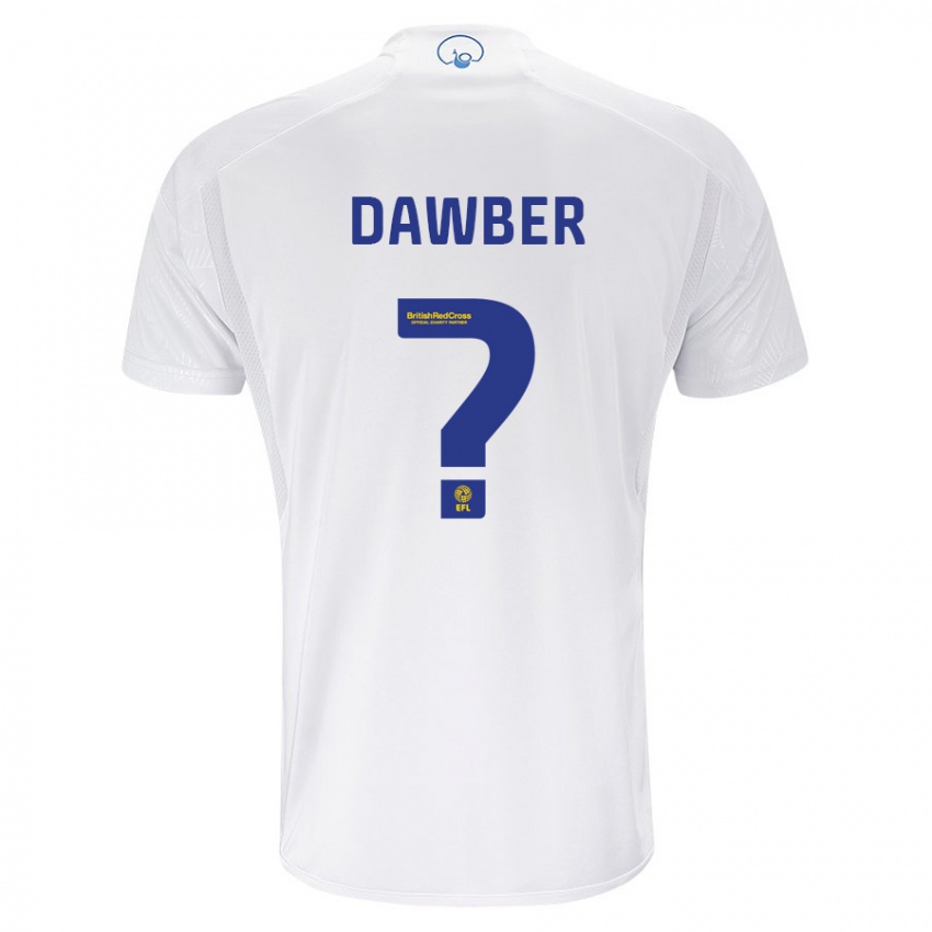 Enfant Maillot Oscar Dawber #0 Blanc Tenues Domicile 2023/24 T-Shirt Suisse