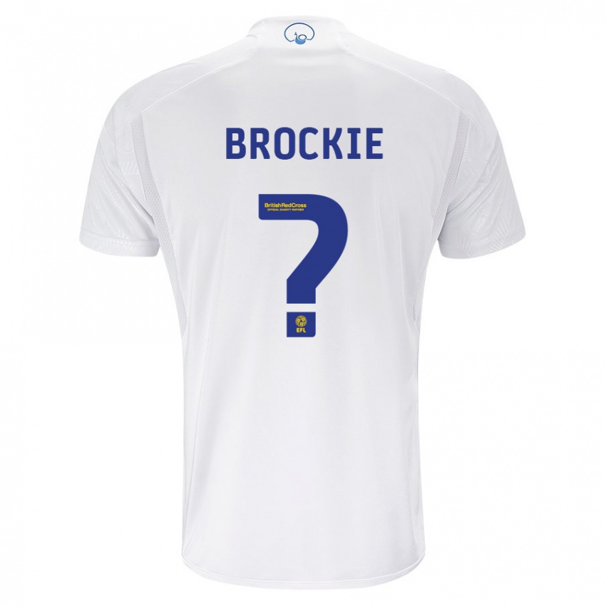 Enfant Maillot Devon Brockie #0 Blanc Tenues Domicile 2023/24 T-Shirt Suisse