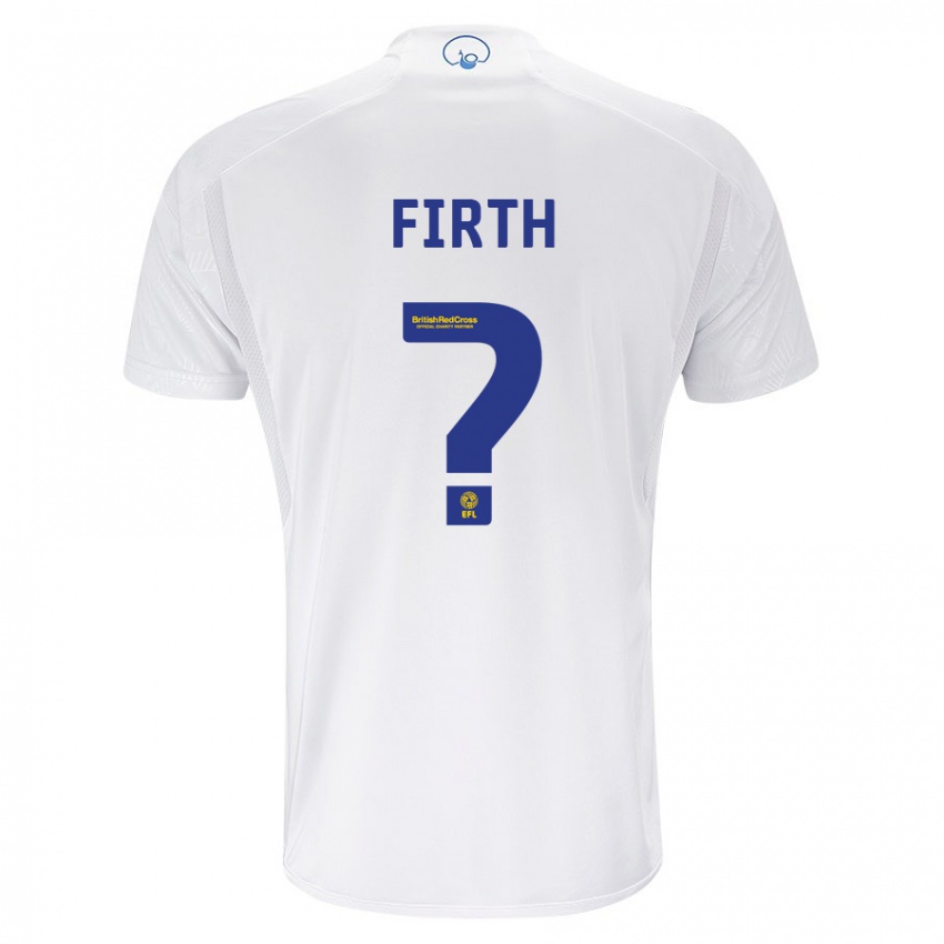 Enfant Maillot Will Firth #0 Blanc Tenues Domicile 2023/24 T-Shirt Suisse