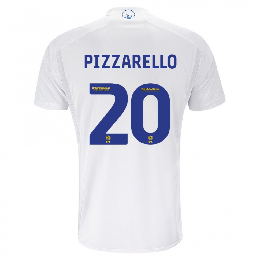 Enfant Maillot Charlyann Pizzarello #20 Blanc Tenues Domicile 2023/24 T-Shirt Suisse