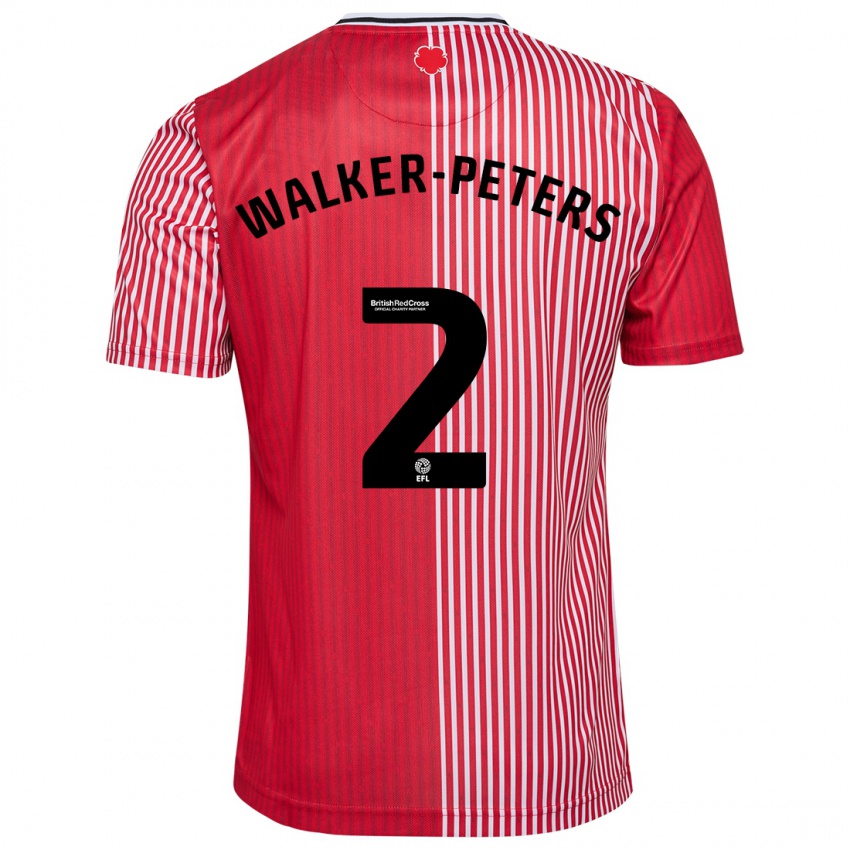 Enfant Maillot Kyle Walker-Peters #2 Rouge Tenues Domicile 2023/24 T-Shirt Suisse