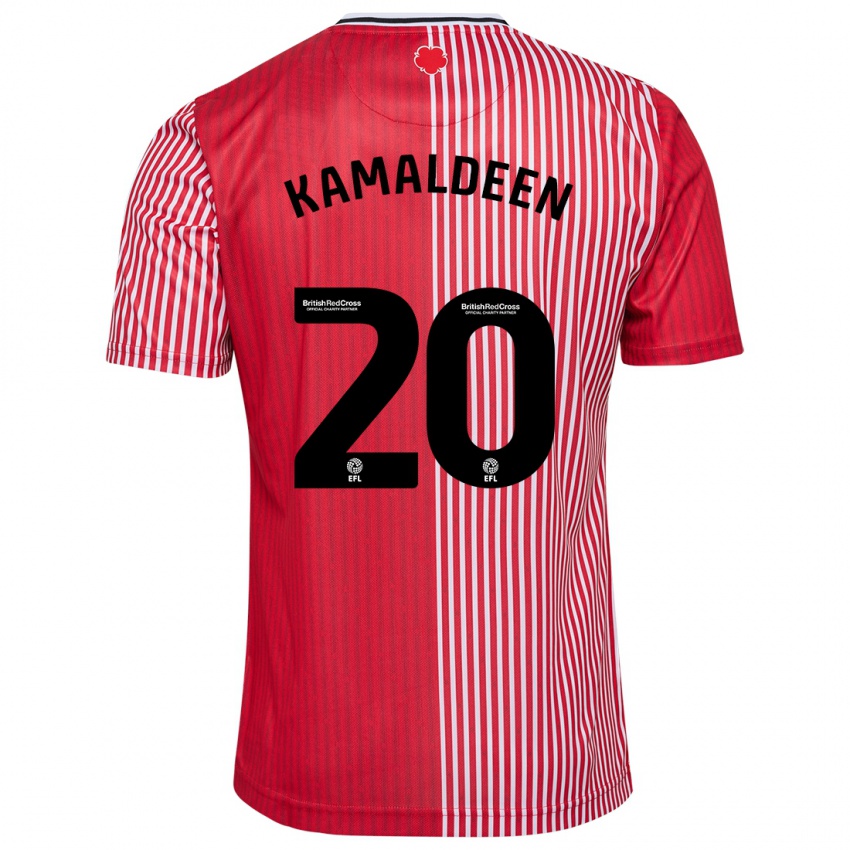 Enfant Maillot Kamaldeen Sulemana #20 Rouge Tenues Domicile 2023/24 T-Shirt Suisse