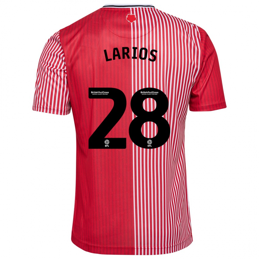 Enfant Maillot Juan Larios #28 Rouge Tenues Domicile 2023/24 T-Shirt Suisse