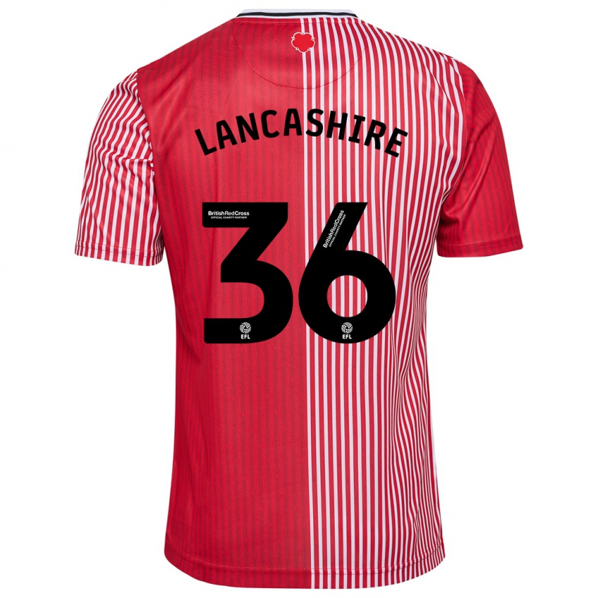 Kinder Olly Lancashire #36 Rot Heimtrikot Trikot 2023/24 T-Shirt Schweiz