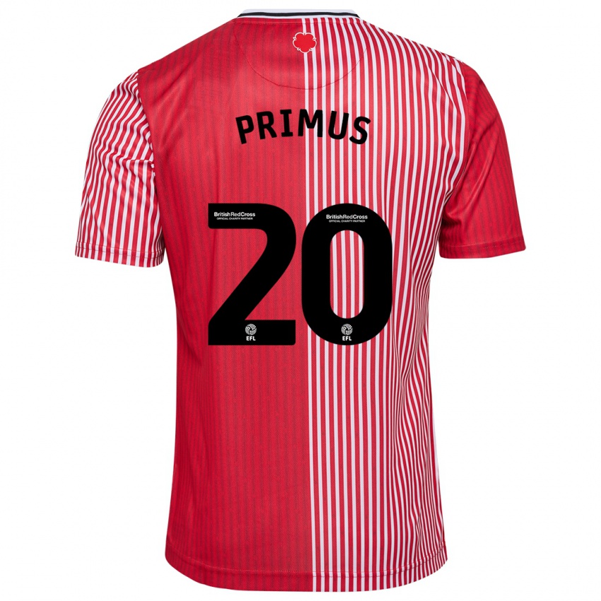 Enfant Maillot Atlanta Primus #20 Rouge Tenues Domicile 2023/24 T-Shirt Suisse