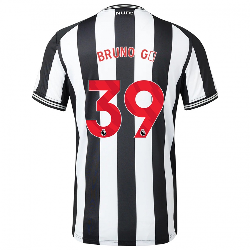Kinder Bruno Guimaraes #39 Schwarz-Weiss Heimtrikot Trikot 2023/24 T-Shirt Schweiz