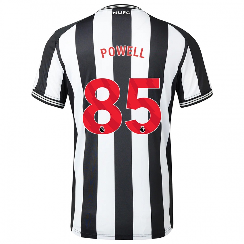 Kinder Rory Powell #85 Schwarz-Weiss Heimtrikot Trikot 2023/24 T-Shirt Schweiz