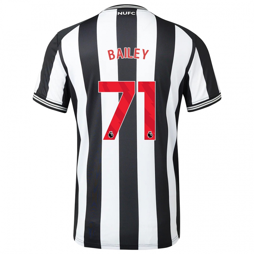 Enfant Maillot Scott Bailey #71 Noir Blanc Tenues Domicile 2023/24 T-Shirt Suisse