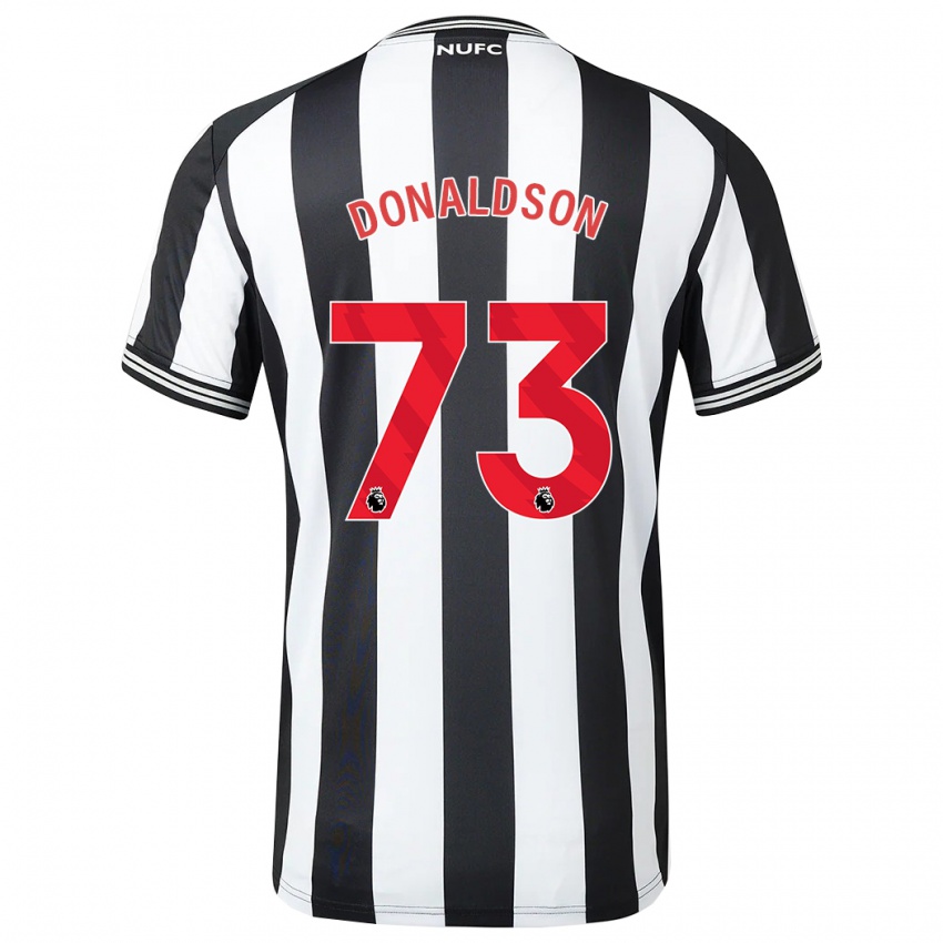 Enfant Maillot Josh Donaldson #73 Noir Blanc Tenues Domicile 2023/24 T-Shirt Suisse