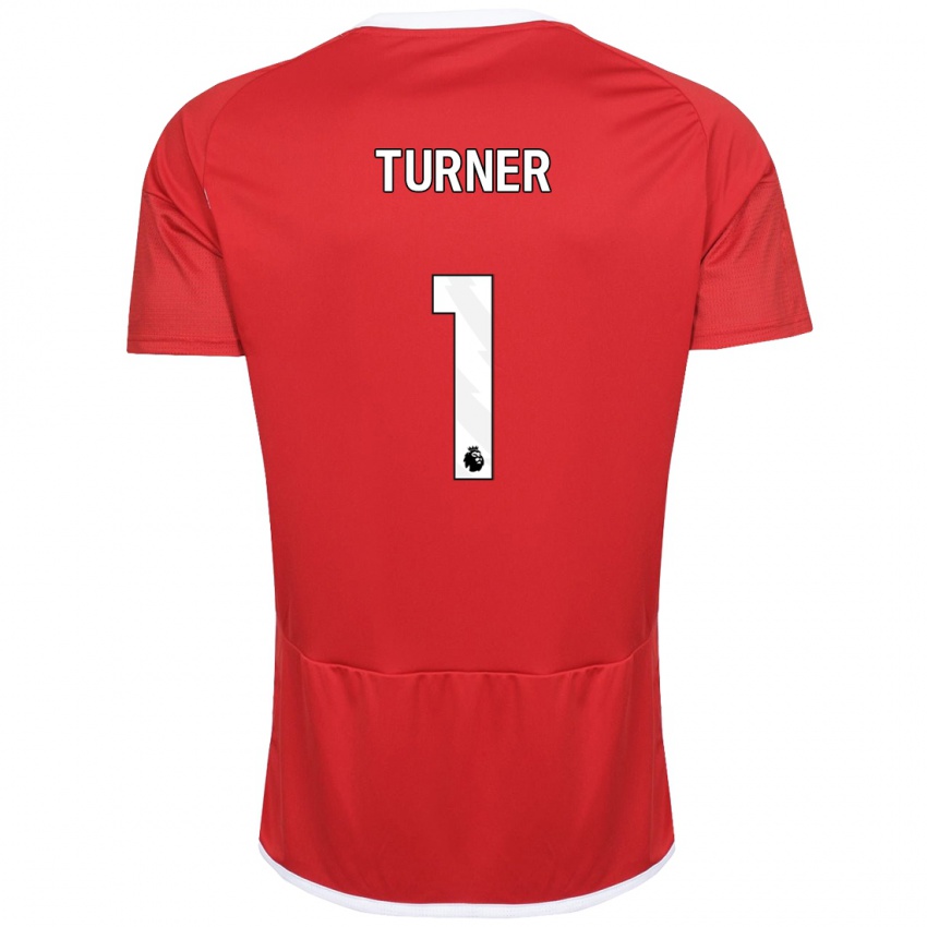 Enfant Maillot Matt Turner #1 Rouge Tenues Domicile 2023/24 T-Shirt Suisse