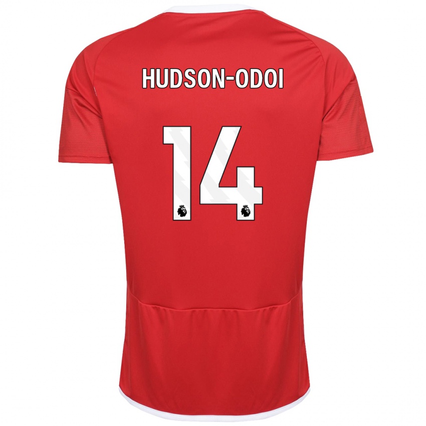 Enfant Maillot Callum Hudson-Odoi #14 Rouge Tenues Domicile 2023/24 T-Shirt Suisse
