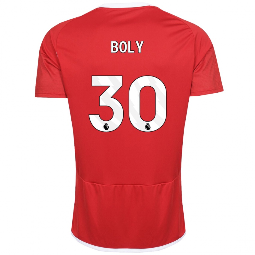 Enfant Maillot Willy Boly #30 Rouge Tenues Domicile 2023/24 T-Shirt Suisse
