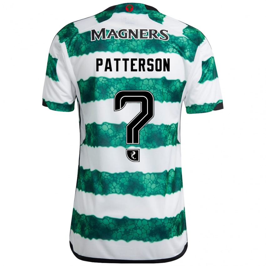Kinder Cameron Patterson #0 Grün Heimtrikot Trikot 2023/24 T-Shirt Schweiz