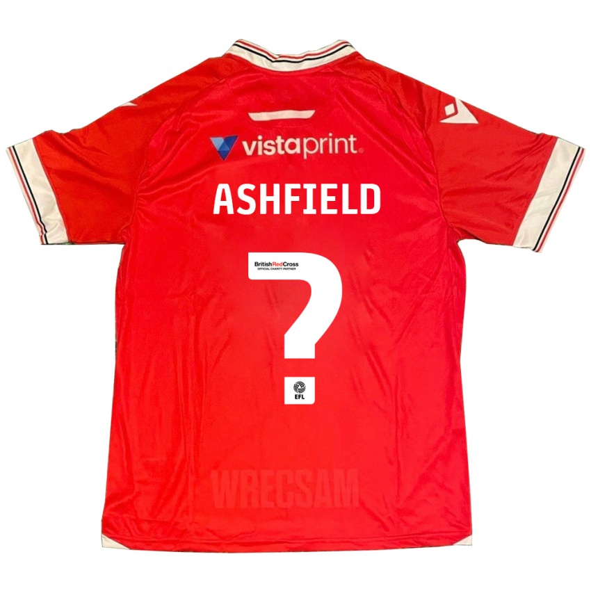 Enfant Maillot Harry Ashfield #0 Rouge Tenues Domicile 2023/24 T-Shirt Suisse