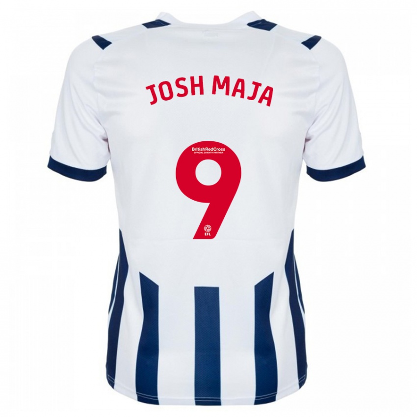 Enfant Maillot Josh Maja #9 Blanc Tenues Domicile 2023/24 T-Shirt Suisse