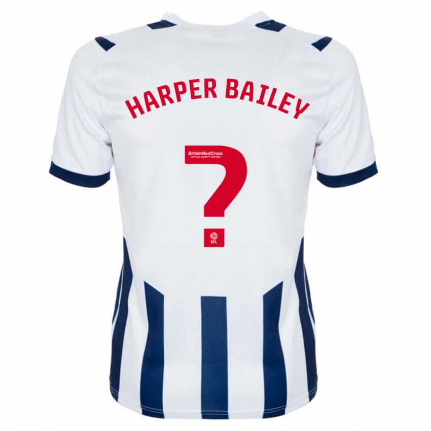 Enfant Maillot Aaron Harper-Bailey #0 Blanc Tenues Domicile 2023/24 T-Shirt Suisse