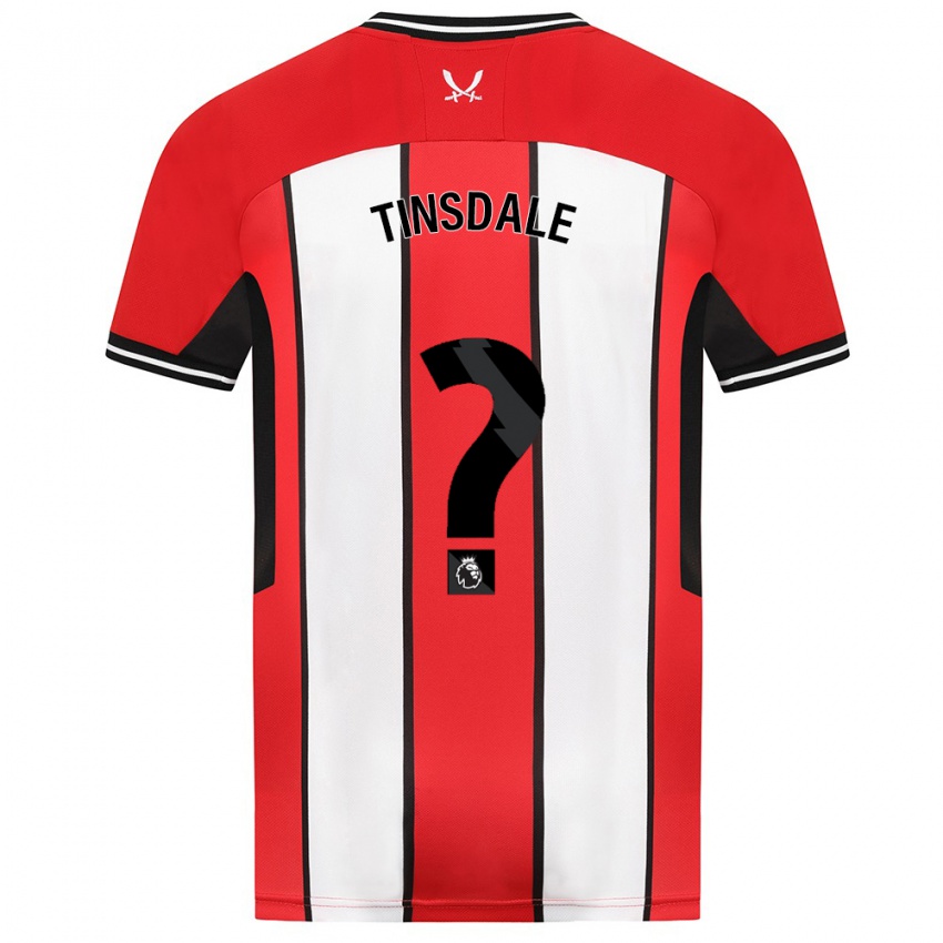 Enfant Maillot Jay Tinsdale #0 Rouge Tenues Domicile 2023/24 T-Shirt Suisse