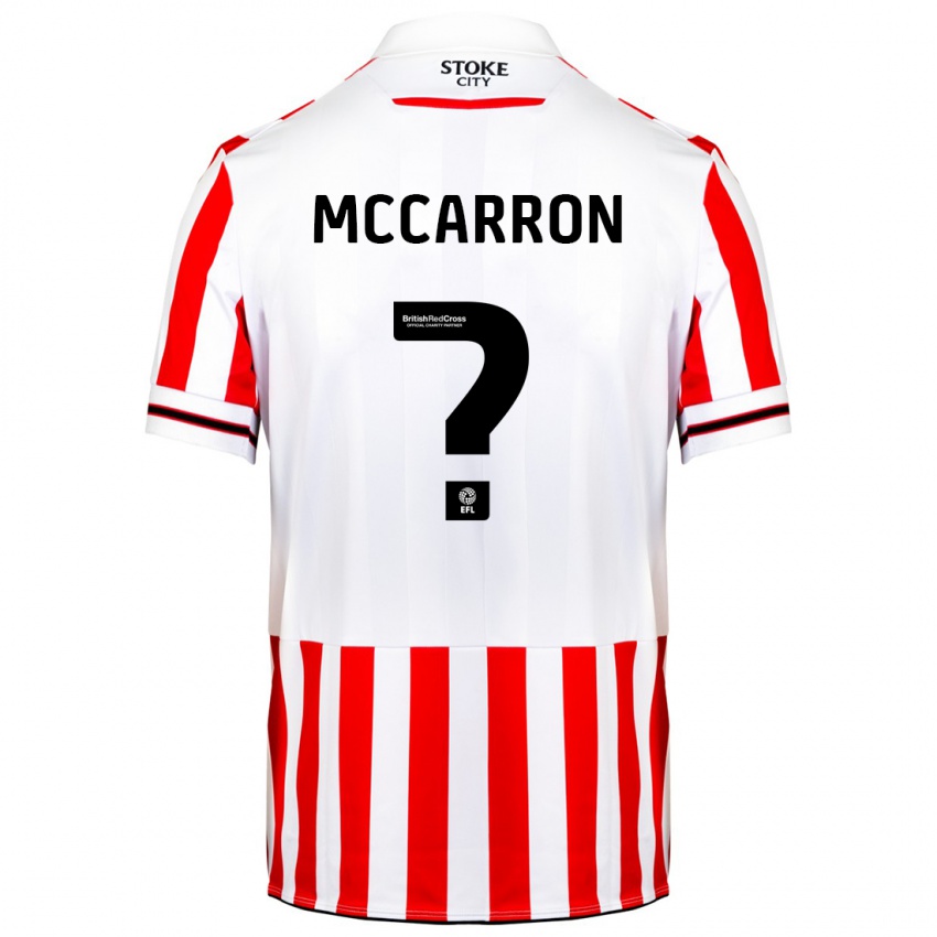 Enfant Maillot Liam Mccarron #0 Rouge Blanc Tenues Domicile 2023/24 T-Shirt Suisse