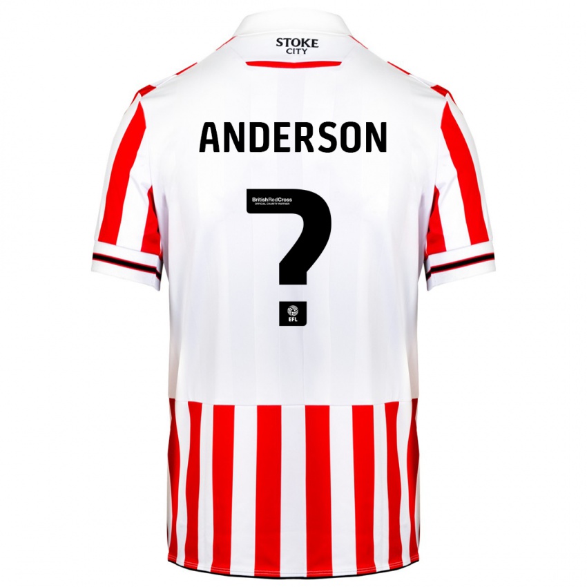 Kinder Freddie Anderson #0 Rot-Weiss Heimtrikot Trikot 2023/24 T-Shirt Schweiz