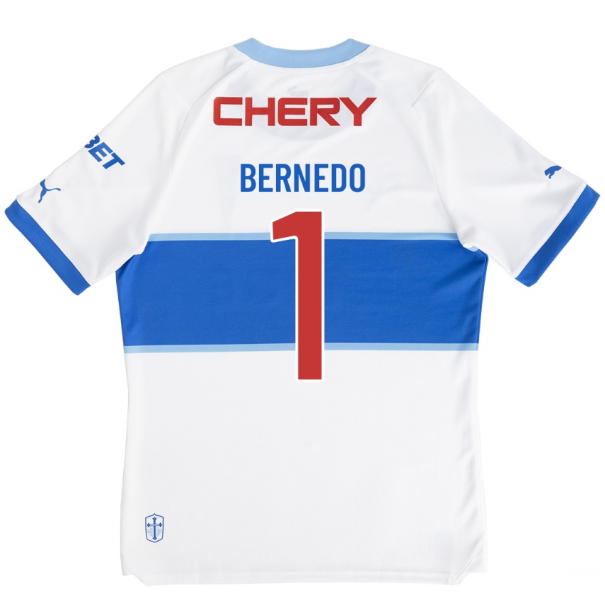 Enfant Maillot Vicente Bernedo #1 Blanc Tenues Domicile 2023/24 T-Shirt Suisse