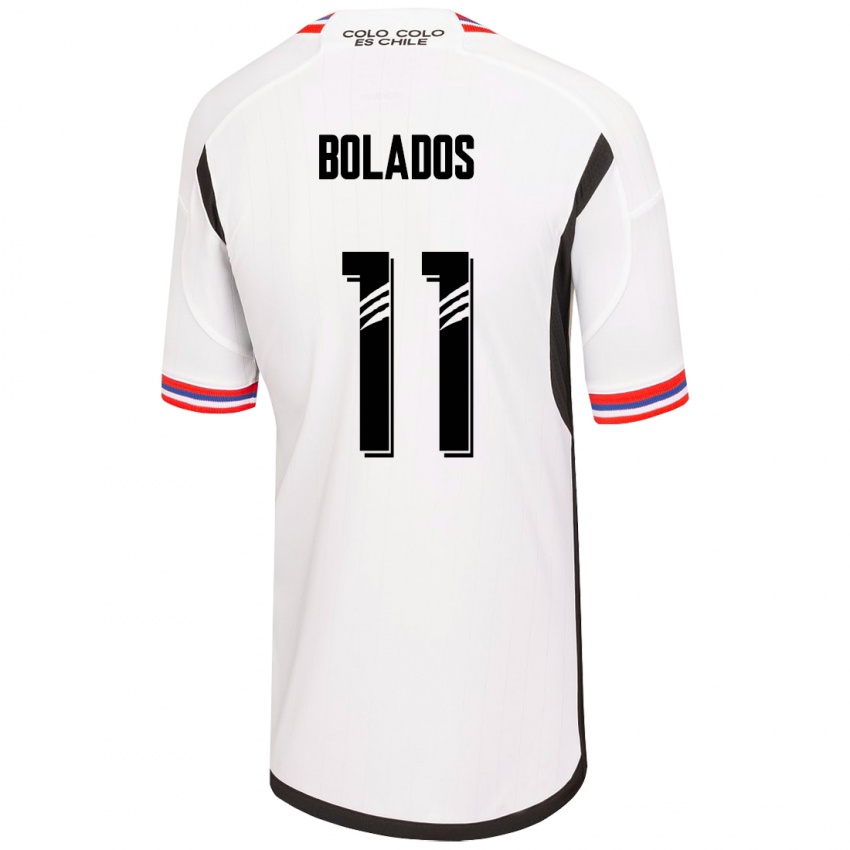 Enfant Maillot Marcos Bolados #11 Blanc Tenues Domicile 2023/24 T-Shirt Suisse