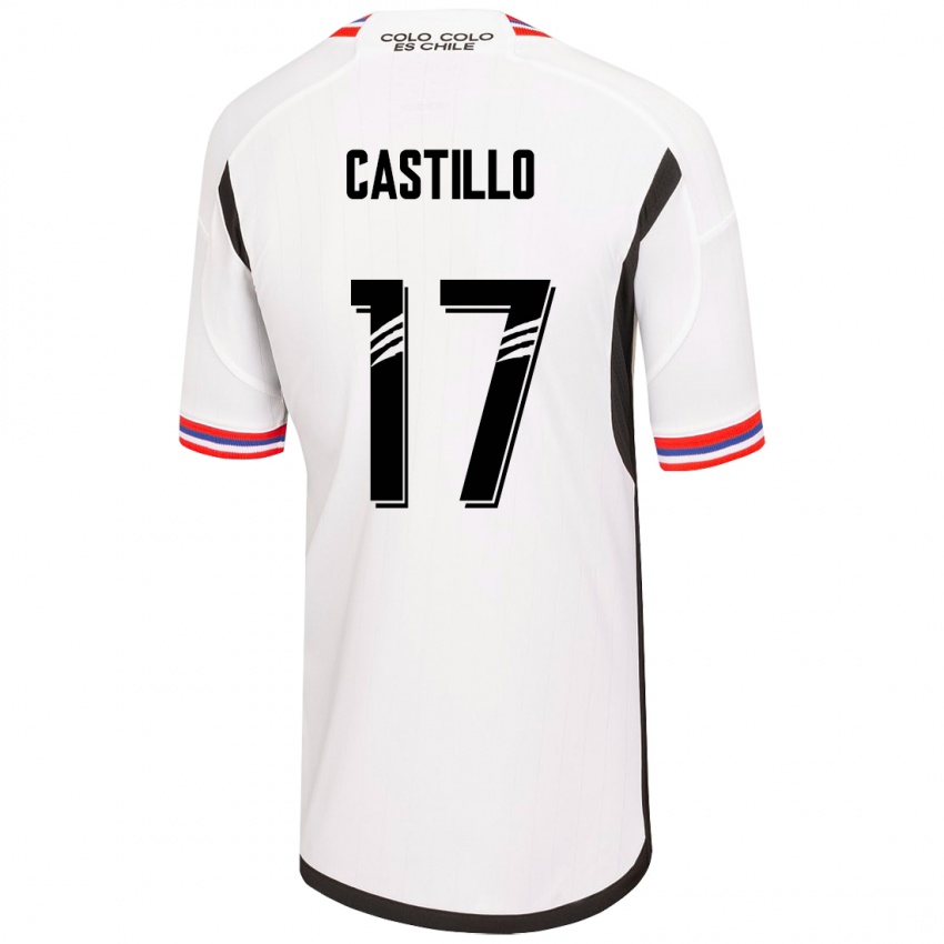 Kinder Fabián Castillo #17 Weiß Heimtrikot Trikot 2023/24 T-Shirt Schweiz