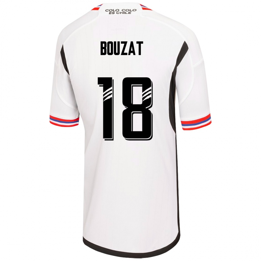 Enfant Maillot Agustín Bouzat #18 Blanc Tenues Domicile 2023/24 T-Shirt Suisse