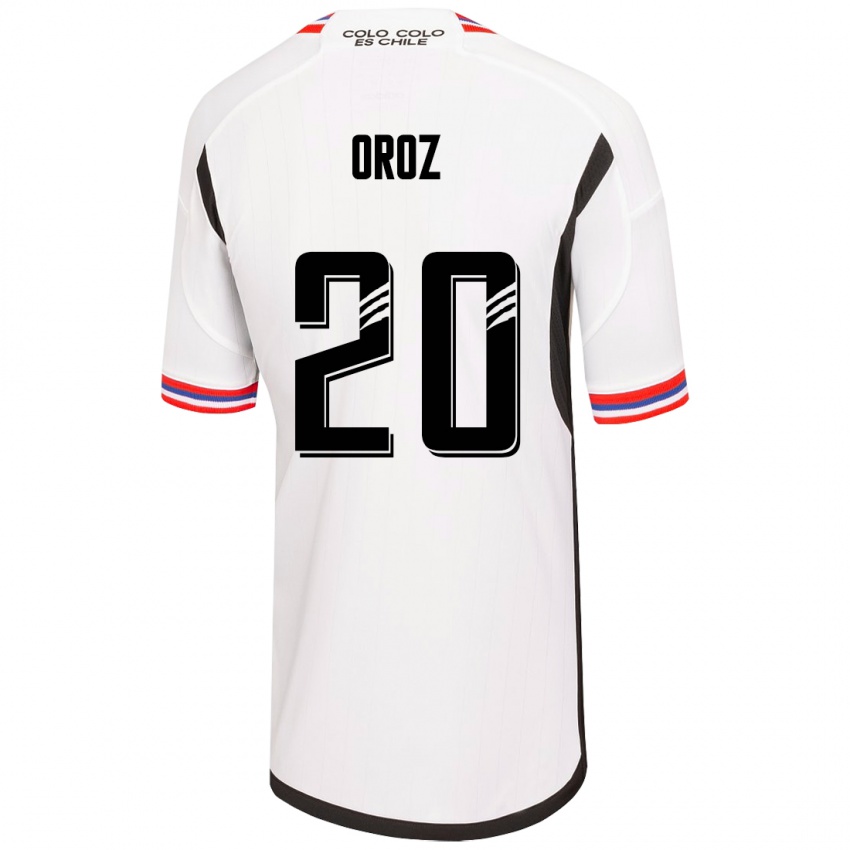 Enfant Maillot Alexander Oroz #20 Blanc Tenues Domicile 2023/24 T-Shirt Suisse