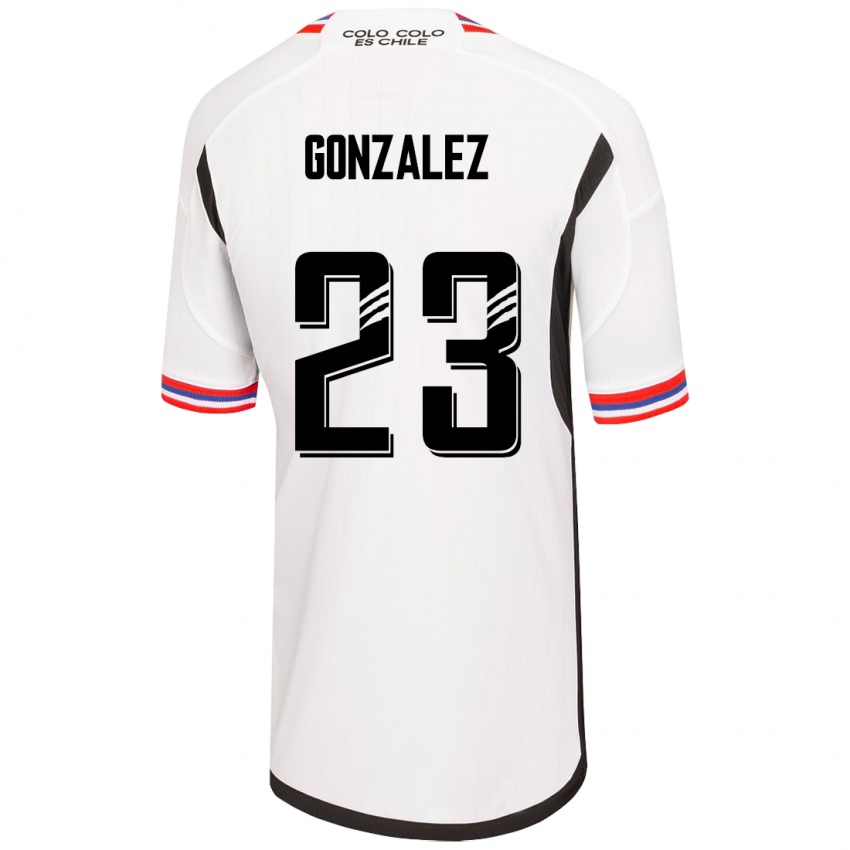 Kinder Ramiro González #23 Weiß Heimtrikot Trikot 2023/24 T-Shirt Schweiz