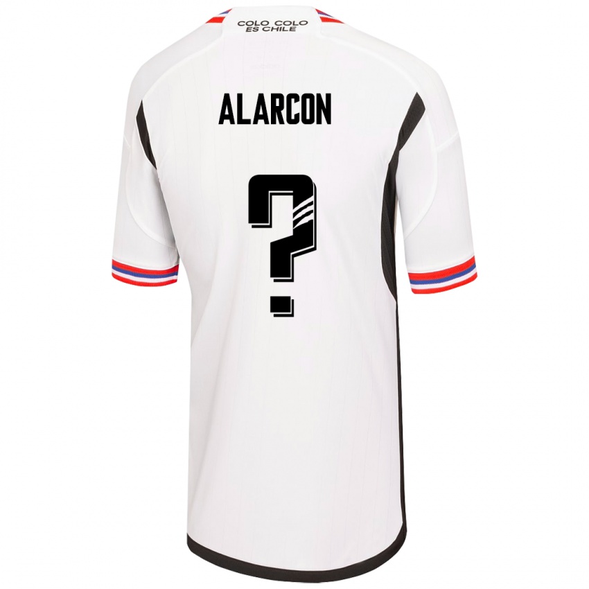 Kinder Cristian Alarcón #0 Weiß Heimtrikot Trikot 2023/24 T-Shirt Schweiz