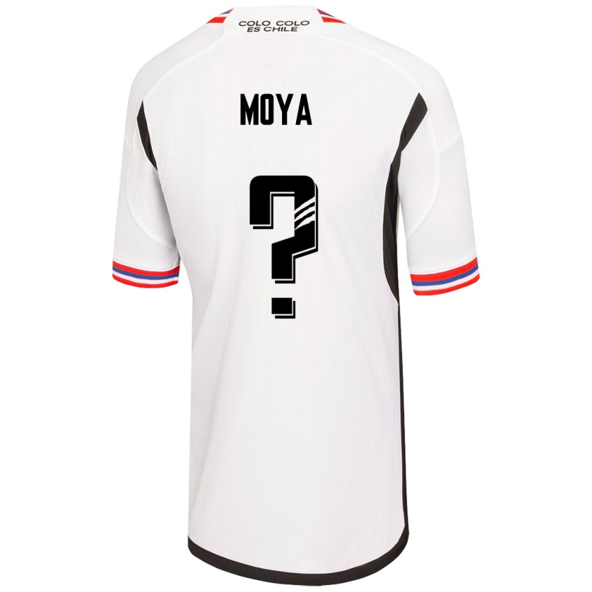 Kinder Matías Moya #0 Weiß Heimtrikot Trikot 2023/24 T-Shirt Schweiz