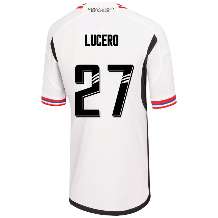 Kinder Valentina Lucero #27 Weiß Heimtrikot Trikot 2023/24 T-Shirt Schweiz
