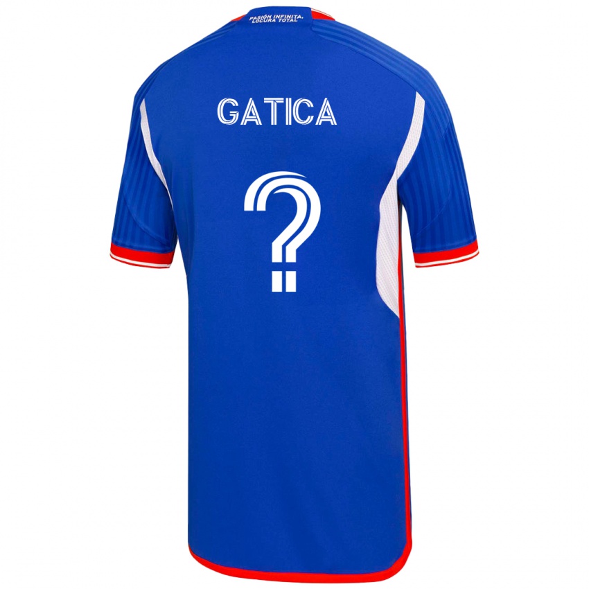 Enfant Maillot José Gatica #0 Bleu Tenues Domicile 2023/24 T-Shirt Suisse