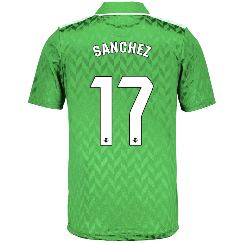 Kinder Rodri Sánchez #17 Grün Auswärtstrikot Trikot 2023/24 T-Shirt Schweiz