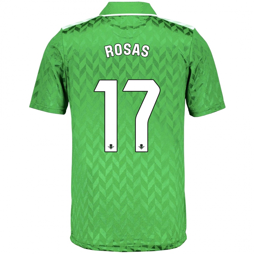 Kinder Berto Rosas #17 Grün Auswärtstrikot Trikot 2023/24 T-Shirt Schweiz